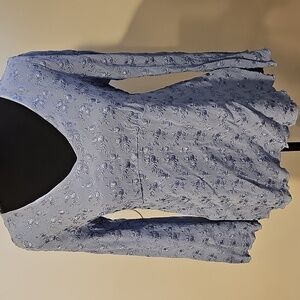 Mimi Maternity Long Sleeve Dress Shirt - Womens Size Medium